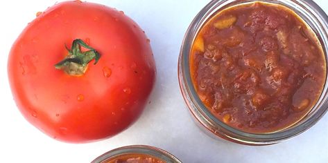 Tomato Jam Recipe, Savory Jam, Freezer Jam Recipes, Low Acid Recipes, Freezer Jam, Tomato Jam, Roasted Cherry, Homemade Mayonnaise, Roasted Cherry Tomatoes