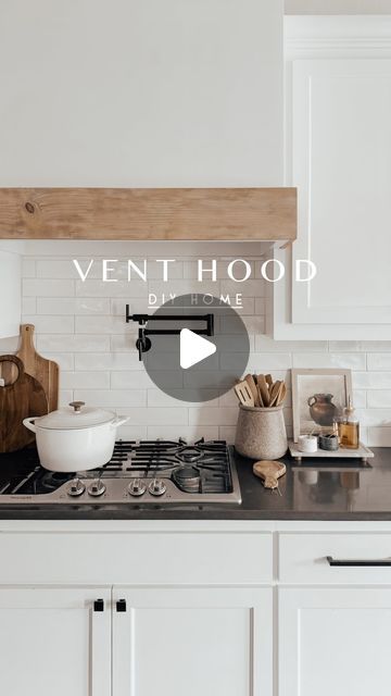 Jessica Johnson | Affordable Home Design & Lifestyle on Instagram: "My only regret is…

waiting so long to do this 🥹

I haven’t loved all of the trim work on our vent hood since the day we moved in. I’ve always been drawn to the simplicity and organic feel of a plaster look so we spent the weekend making my dream come life! 

Do you love the change?! 
.
.
.
.
.
#kitchendesignideas #diyhomeprojects #diyhomeimprovement #venthood #fauxplaster #whitekitchen #organicmodern #kitchenstyle #whitecabinets" Drywall Hood Vent, Statement Range Hood, Diy Hood Vent Cover, Hood Vent Ideas, Kitchen Vent Hood Ideas, Cooker Hood Ideas, Vent Hood Ideas, Hood Vent Cover, Kitchen Vent Hood