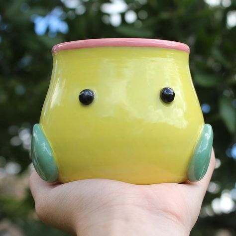 All posts • Instagram Minecraft Pottery, Pokémon Pottery, Pokemon Pottery, Pokemon Ceramics Ideas, Monster Pinch Pot Ideas, Pokemon Plant Pot, Monster Ceramic Clay Bowl, Handmade Ceramic Monster Bowl, Monster Mugs