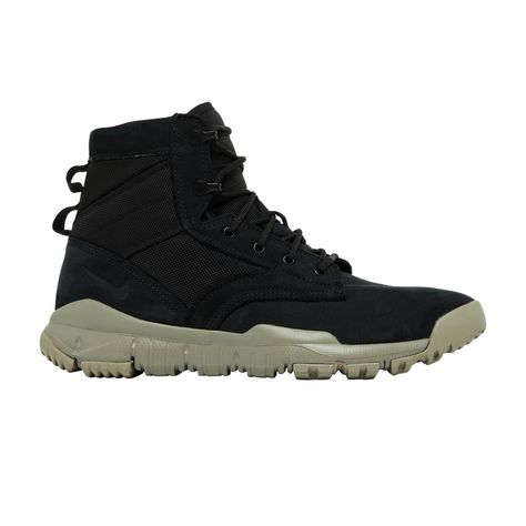 Check out the SFB Field 6 Inch Leather Boot 'Black Light Taupe' on GOAT Nike Sfb Gen 2, Nike Sfb, Tactical Boots, Triple Black, Hi Top, Leather Boot, Black Leather Boots, Black Light, Men's Nike