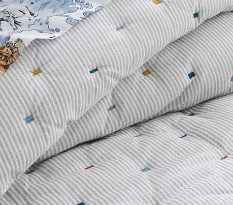 Boys Bedding & Bedding Sets | Pottery Barn Kids Modern Bed Linen, Kids Beds For Boys, Bedding Modern, Twin Beds, Boys Bedding, Machine Embroidery Projects, One Bed, Boy Quilts, Full Bed