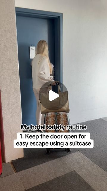 23K views · 129 comments | Safety Tips | Travel Hacks | Cruise Life on Instagram: "My hotel safety routine🔗" Hotel Room Safety Tips, Hotel Safety Hacks, Hotel Safety Tips, Hotel Room Hacks, Hotel Safety, Window Safety, Hotel Hacks, Home Safety Tips, Cruise Life