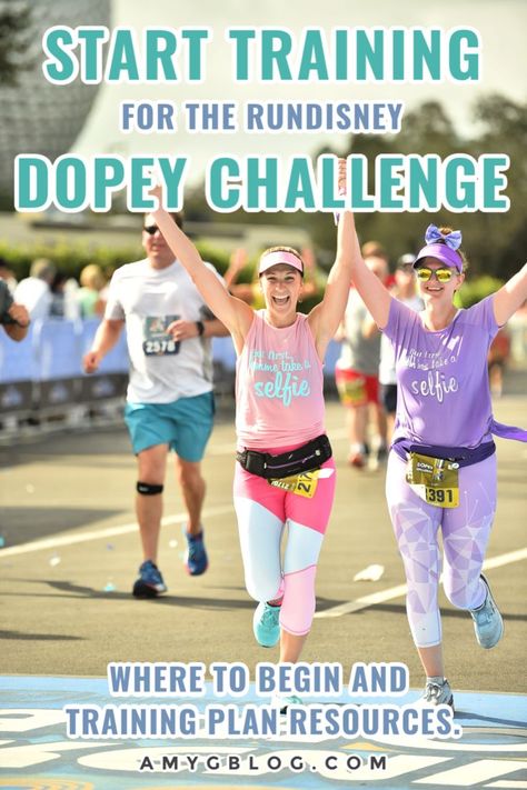 Dopey Challenge Training Plan, Running Encouragement, Galloway Method, Get Back Into Running, Cross Country Running Training, Disney Run, Getting Back Into Running, Dopey Challenge, Marathon Prep