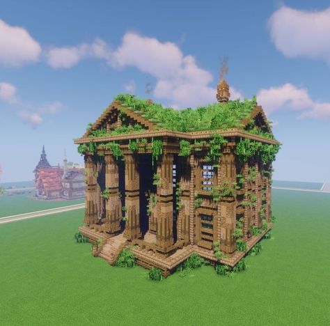 Minecraft Better Minecraft Builds, Minecraft Builds Aesthetic, Minecraft Aesthetic Builds, Farm Mansion, Garden Minecraft, Mansion Minecraft, Description Ideas, Medieval Garden, Minecraft Building Guide