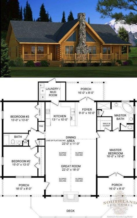 Log Cabin House Plans, Log Cabin House, Log Cabin Floor Plans, Open Floor Plans, Log Home Plans, Cabin Home, Cabin Floor Plans, Cabin House, Building Plans House