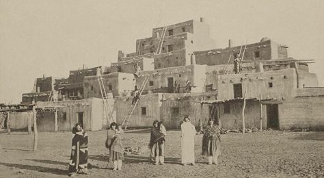 Taos Pueblo- The Native American settlement of multi-story adobe dwellings Taos Pueblo New Mexico, Pueblo Native Americans, Earthships Taos New Mexico, Spanish People, Native American Studies, Crazy Horse Monument, Acoma Pueblo Pottery, Taos Pueblo, Colorado Plateau