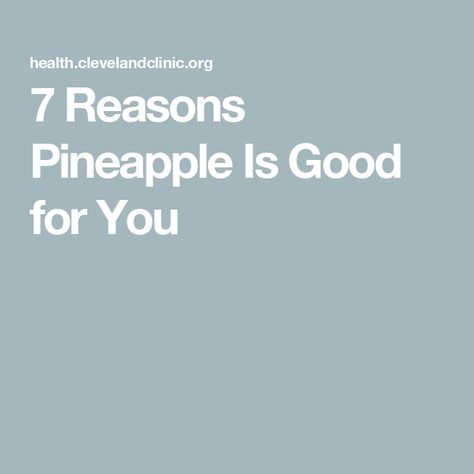 7 Reasons Pineapple Is Good for You Is Pineapple Good For You, Nordic Diet, Pineapple Benefits, Cucumber Benefits, Post Workout Smoothie, Workout Smoothies, Yellow Fruit, Pineapple Fruit, Grilled Pineapple