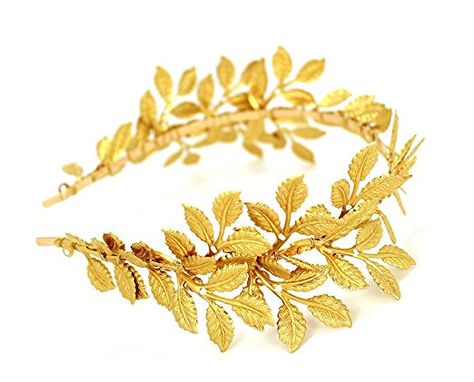 Boho Bridal Headband, Gold Leaf Crown, Gold Leaf Headband, Crown Headpiece, Leaf Crown, Leaves Headband, Bridal Headdress, Roman Goddess, Vintage Headbands