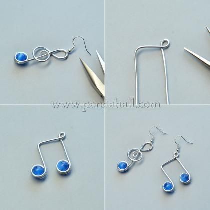 Diy Earrings Dangle, Jewelry Tutorials Free, Wire Wrap Jewelry Designs, Wire Jewellery, Paper Bead Jewelry, Bijoux Fil Aluminium, Wire Jewelry Tutorial, Wire Jewelry Designs, Diy Wire Jewelry