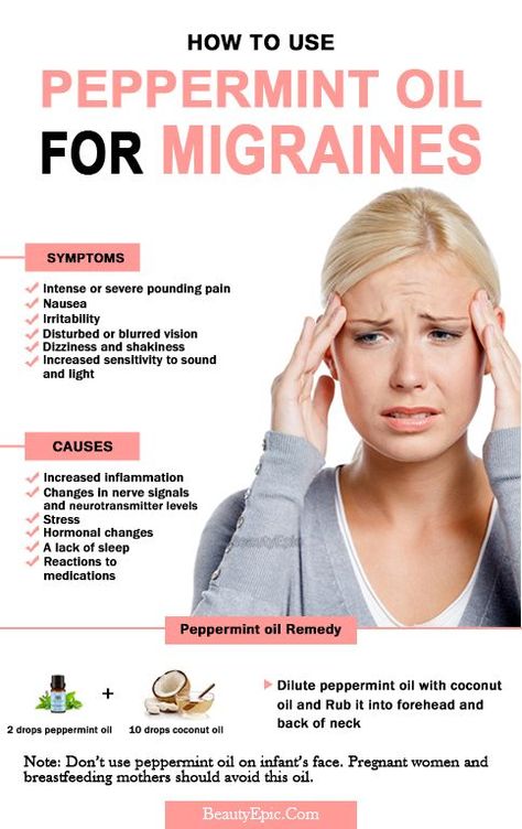 How to use Peppermint oil for Migraines Oils For Migraines, Essential Oils For Migraines, Health And Fitness Magazine, Migraine Relief, Healthy Diet Tips, Tension Headache, Headache Relief, Migraine Headaches, Daily Health Tips