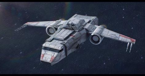 Star Wars Smuggler Ship, Star Wars Bounty Hunter Ships, Spaceship Ideas, Mandalorian Armour, Star Wars Ships Design, Ship Ideas, Arkham Origins, Space Fighter, Star Wars Spaceships