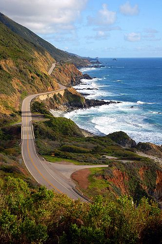 Pacific Coast Highway, just south of Big Sur, California by Matt McGrath Photography, via Flickr Pacific Coast Road Trip, California Travel Road Trips, Pacific Coast Highway, Long Road, Destination Voyage, Road Trip Fun, California Coast, Scenic Drive, Pacific Coast