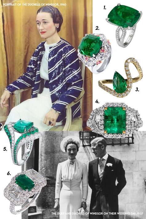 Engagement rings royal family bridal inspiration | Tatler Engagement Rings Royal, Famous Engagement Rings, Royal Engagement Rings, Stunning Engagement Rings, Wallis Simpson, Cluster Ring Set, Queen Margrethe Ii, High Jewelry Ring, Cognac Diamonds