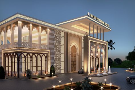 Interior Design Company Kuala Lumpur Interior Office Design, Design For Restaurant, Mosque Design Islamic Architecture, Building Apartment, Hotel Design Architecture, Apartments Exterior, Mosque Design, Lawn Design, Facade Architecture Design