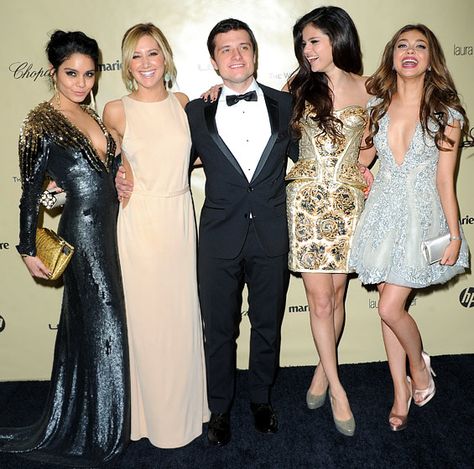 Sarah Hyland, Ashley Tisdale, Josh Hutcherson, Marie Gomez, Vanessa Hudgens, After Party, Golden Globes, Selena Gomez, Look Fashion