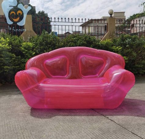 Blow Up Furniture, Types Of Chairs, Inflatable Couch, Inflatable Furniture, Pink Couch, Foldable Furniture, Inflatable Chair, Inflatable Sofa, Outdoor Inflatables