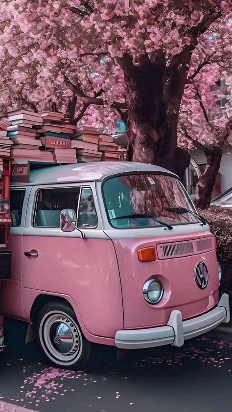 🌸🌸🌸Pink Aesthetic Check more at https://blogdoarmindo.com.br/%f0%9f%8c%b8%f0%9f%8c%b8%f0%9f%8c%b8pink-aesthetic/ Pink Wallpaper Quotes, T6 California, Wallpaper Rosa, Wallpaper Car, Volkswagen Van, Pink Wallpaper Girly, Pink Images, Iphone Wallpaper Hd Nature, Pink Aura