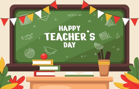 Happy Teachers Day Background Teachers Day Pubmat, Happy Teachers Day Background, Teachers Day Background, Pubmat Ideas, Teachers Day Poster, Teacher Cartoon, Teachers Day Card, Day Background, Happy Teachers Day