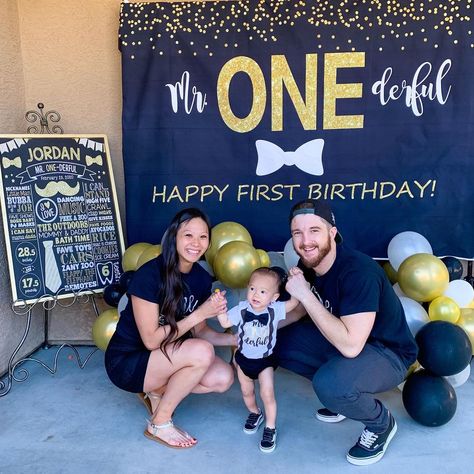 Steph Terrell’s Instagram post: “Happy 1st Birthday, Little Man! You truly are Mr. ONEderful and are so, so loved! Thank you to all our friends and family for celebrating…” Happy 1st Birthdays, Yours Truly, Ball Exercises, Thank You, 1st Birthday, Instagram Posts, Birthday, Celebrities