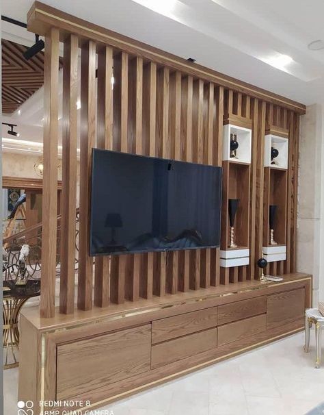 Partition Design Entrance, Tv Partition Wall Interior Design, Wooden Partition Design, Lcd Wall, Tv Wall Ideas, Modern Partition Walls, Rooms Modern, Wall Partition Design, Drawing Rooms