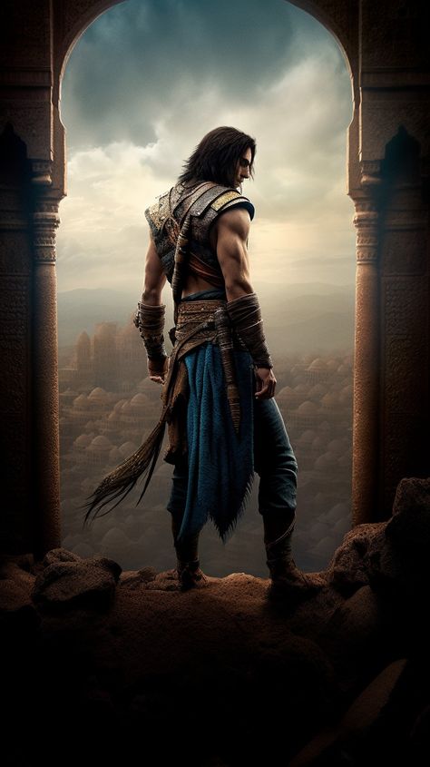 Prince Of Persia Wallpapers, Prince Of Persia Art, Persian Character, Prince Of Persia Movie, Obscure Video Games, Egyptian Warrior, Persian Warrior, Anime Gangster, Assassins Creed Art