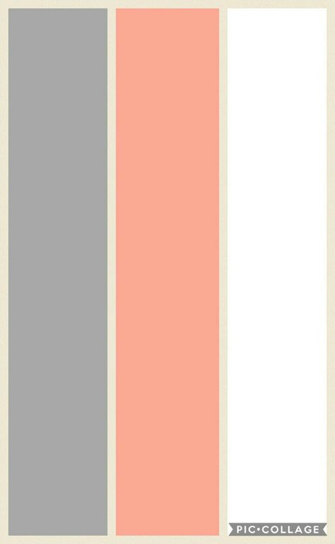 Bedroom color: Grey, Peach and White Peach And Grey Nursery, Peach And Grey Bedroom, White Bathroom Paint Colors, Rustic Industrial Living Room, Grey Bedroom Colors, Bedroom Remodel Ideas, Peach Rooms, Peach Bedroom, Rooms To Go Kids