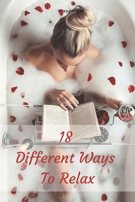 18 Different Ways To Relax - Society19 Ways To Decompress, Self Care Aesthetic Pictures, Aesthetic Self Care, Aesthetic Selfcare, Selfcare Aesthetic, Self Care Aesthetic, Calming Techniques, Feeling Nauseous, Running On The Beach