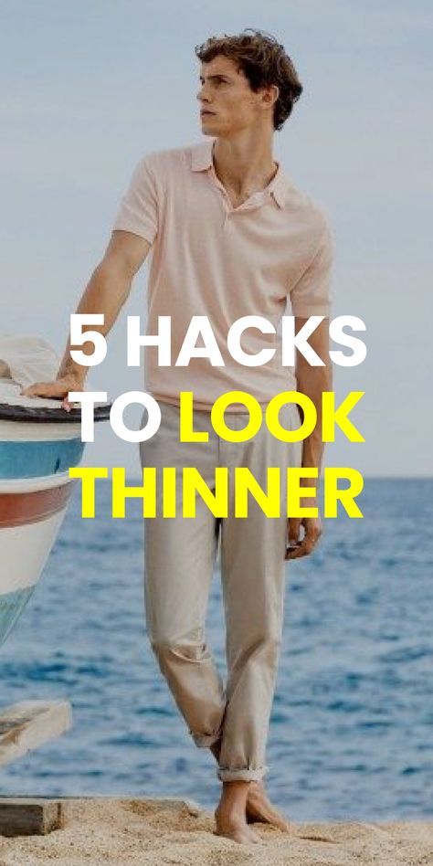 5 HACKS TO LOOK THINNER Clothes For Men Over 50, Loose 10 Pounds, Mens Fall Fashion, Baggy Clothing, Gentlemens Guide, Inch Loss, Casual Clothes For Men, Confident Person, Men Over 50