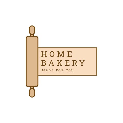 HomeBakery, Made For You Logo #makealogo Bake Logo Design, Minimalism Aesthetic, Baking Logo Design, Food Logo Design Inspiration, Cafe Logo Design, Bakery Design Interior, Baking Logo, Florist Logo, Cake Logo Design