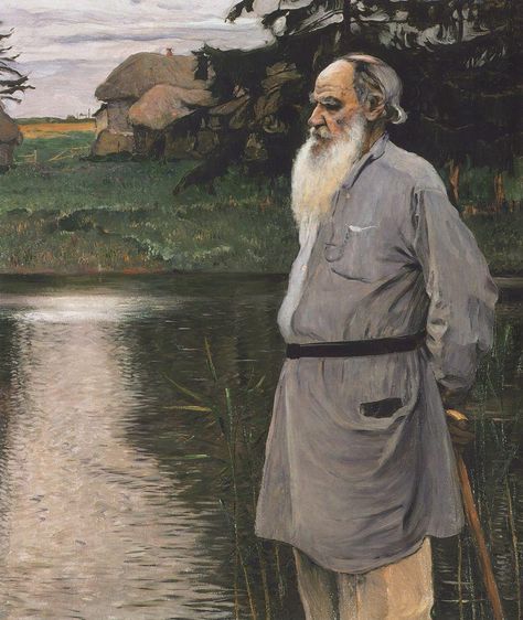 Mikhail Nesterov - Portrait of Leo Tolstoy, 1907 Nobel Prize In Literature, Russian Literature, Russian Painting, Leo Tolstoy, Writers And Poets, Ukrainian Art, Russian Artists, Russian Art, Op Art