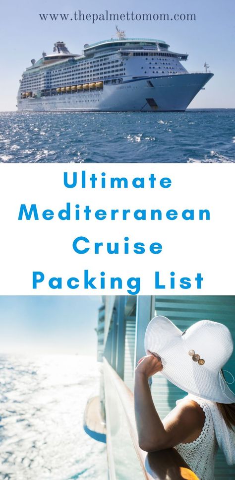 Mediterranean Cruise Packing List, Packing List Spring, European Cruise, Cruise Packing List, European Cruises, Cruise Packing, Ultimate Packing List, Packing List For Cruise, Packing For A Cruise