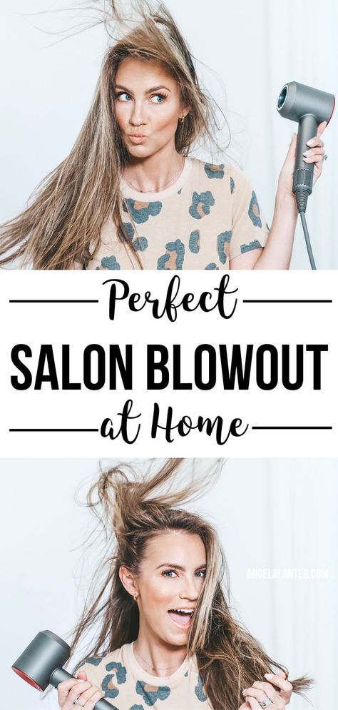 I’m giving you my top 5 tips, tricks, hacks, WHATEVER you wanna call them to get your best ever salon quality blowout in the comfort of your own bathroom. Angela Lanter. Perfect Salon Blowout at home #blowout #HairCare #Hairstyle #AngelaLanter Blowout Diy, At Home Blowout, Salon Blowout At Home, Home Blowout, Blowout At Home, Blowout Hair Tutorial, Salon Blowout, Angela Lanter, Wanna Call