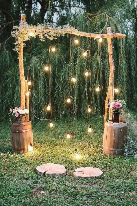 Backdrop Engagement, Ceremony Photography, Party Fotos, Photo Booth Background, Photos Booth, Wooden Arch, Engagement Ceremony, Wedding Photo Booth, Portrait Photos