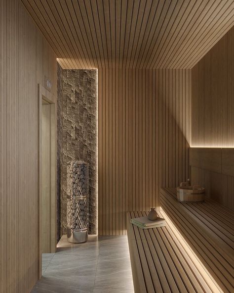 Wellness Era, Modern Saunas, Home Spa Room, Sauna House, Dry Sauna, Spa Interior Design, Sauna Steam Room, Spa Lighting, Indoor Sauna