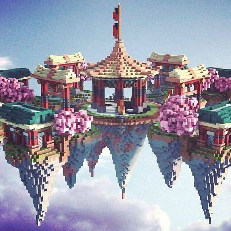 Minecraft Japanese House, Construction Minecraft, Minecraft Japanese, Japanese Island, Minecraft Mansion, Minecraft Structures, Minecraft House Plans, Bangunan Minecraft, Minecraft Cottage