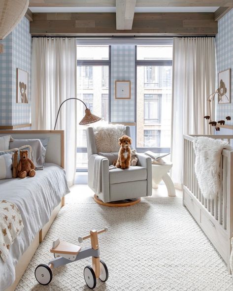 Nursery Daybed, Ripplefold Drapery, Nursery Layout, Tiny Nursery, Gender Neutral Baby Nursery, Traditional Nursery, Dreamy Nursery, The Shade Store, Baby Boy Bedroom