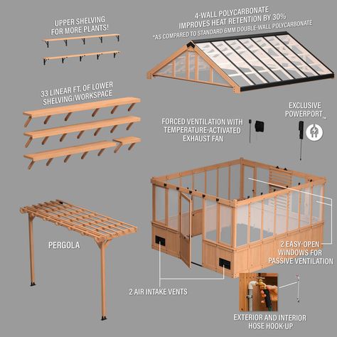 13x11 Bellerose XL Greenhouse – Backyard Discovery