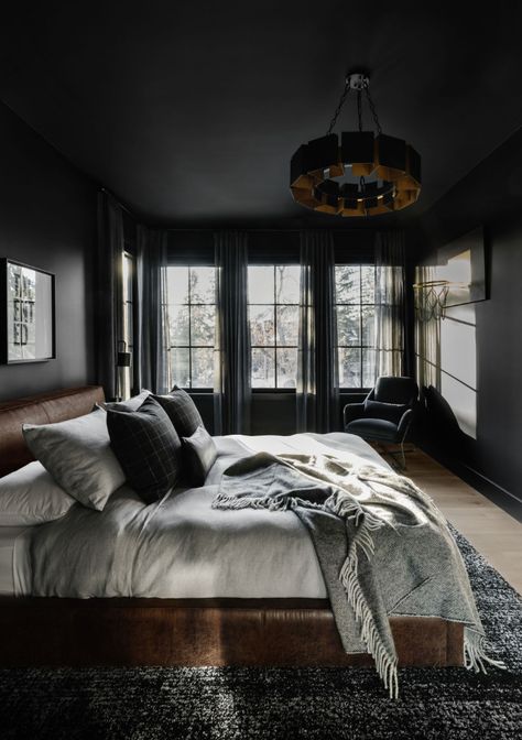 Marble Bed, Moody Bedroom, Luxury Bedroom Design, Black Bedroom, Luxury Bedroom Master, Bedroom Ceiling, Romantic Bedroom, Bad Design, Elegant Bedroom