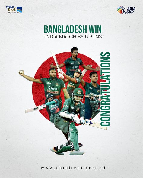 Campaign: Bangladesh Cricket Team Wining Against INDIA at Asia Cup copy : Rasheduzzaman Raz Concept/Visualization: Md Abdul Moman Client: Coral Reef Properties Ltd. Cricket Creative Ads, Bangladesh Cricket Team, Wine Advertising, Bangladesh Cricket, Cricket Poster, Car Advertising Design, Food Videography, Creative Advertising Design, Asia Cup