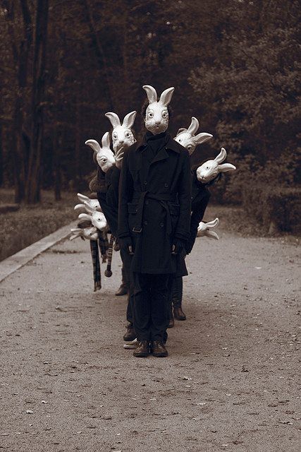 Bunny Land: Design Observer Jax Core, Art Sinistre, 다크 판타지, Masks Art, Creepy Art, Dark Photography, Bunny Ears, Dark Art, Dark Aesthetic