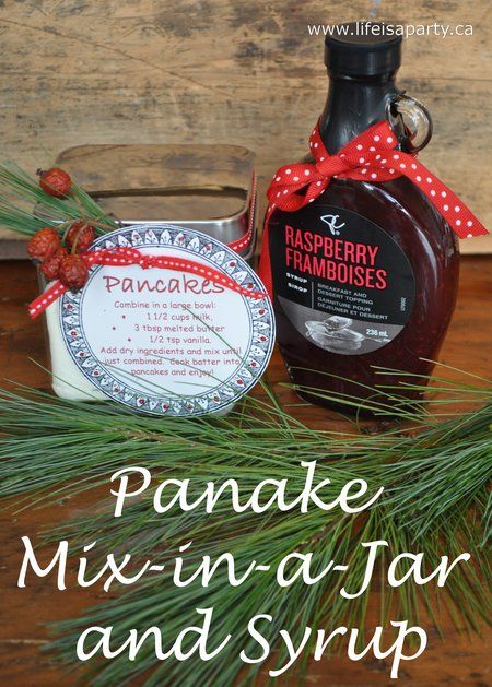 Pancake Mix In A Jar, Easy Pancake Mix, Jar Mixes, Homemade Pancake Mix, Mix In A Jar, Ideas For Parties, Easy Pancake, Santa Ideas, Life Is A Party