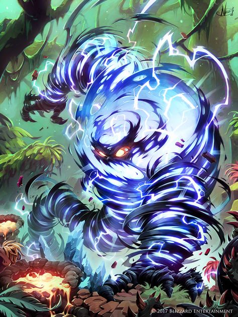 Storm Elemental, World Of Warcraft Characters, Beast Creature, Warcraft Art, Cool Monsters, Fantasy Beasts, Monster Concept Art, Fantasy Monster, Fantasy Creatures Art