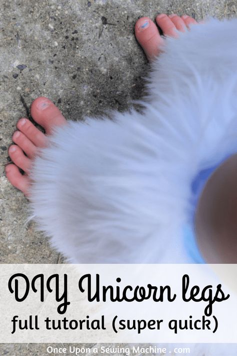 Diy Unicorn Costume, Sewing Halloween, Sew Halloween Costume, Easy Halloween Costumes For Women, Fur Leg Warmers, Craft Halloween, Diy Unicorn, Halloween Sewing, Diy Gifts For Dad