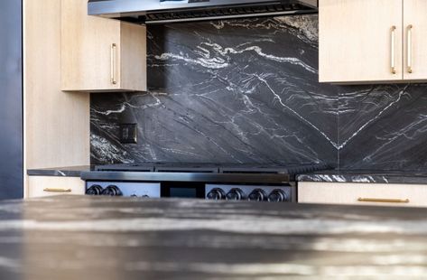 Vibrant and unique with bold, stunning veining, Black Forest Leathered Granite is a true stand-out! Discover more of our Natural Stone collection with the link in our bio. Leathered Granite, Leather Granite, Stone Collection, Black Forest, Natural Stone, Natural Stones, Forest, Stone, Leather