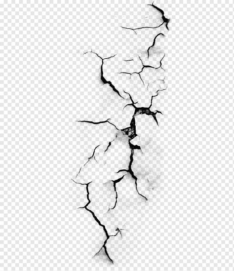 Cracks Tattoo Design, Cracking Tattoo Design, Broken Glass Tatoos Ideas, Cracked Glass Tattoo, Cracks Tattoo, Tattoo Backgrounds, Wall Png, Broken Concrete, Broken Wall