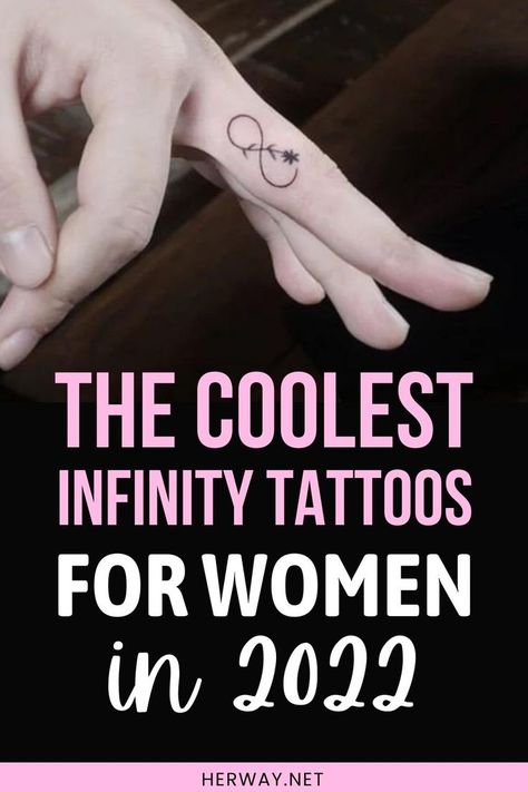 The collest infinity tattoos for women with names, dates, symbols, meanings, you name it! If you're looking for the best infinity tat in 2022, then take a look. Infinity Name Tattoos For Women, Tattoos For Women With Names, Infinity Tattoos For Women, Infinity Tattoo With Names, Infinity Tat, Infinity Tattoo Meaning, Infinity Name Tattoo, Tattoo With Names, Infinity Tattoo Family