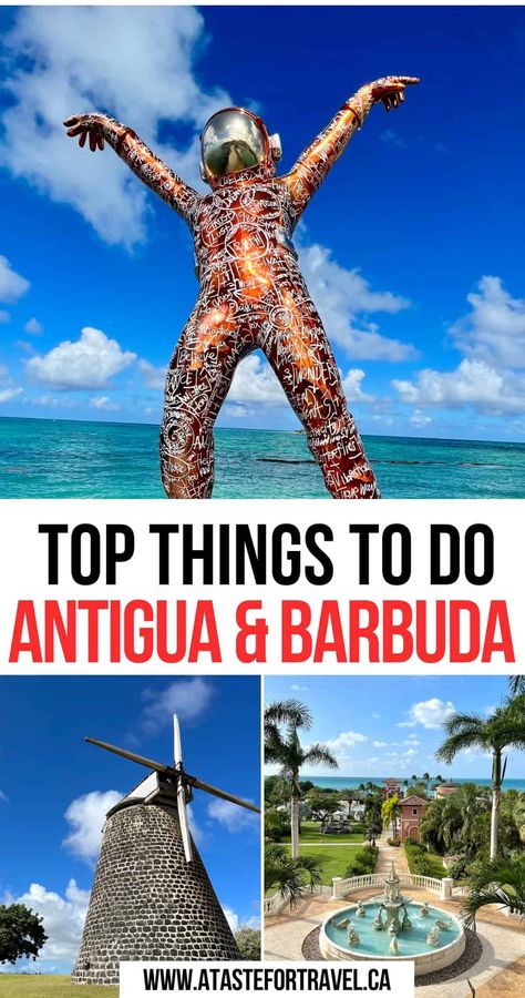 Discover the top things to do in Antigua and Barbuda and why this Caribbean beach destination should be high on your bucket list of places to visit. Antigua And Barbuda Travel, Barbuda Caribbean, Things To Do In Antigua, Antigua Caribbean, Caribbean Luxury, Caribbean Destinations, Caribbean Beach, Tropical Birthday, Caribbean Vacations