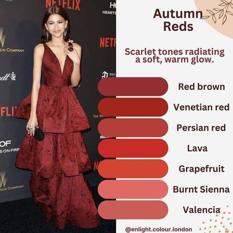 Deep Autumn Best Colors, Deep Autumn Women, Deep Autumn Hourglass Outfits, Theatrical Romantic Fall Outfit, Deep Autumn Palette Outfits, Dark Autumn Color Analysis, Deep Autumn Outfits Capsule Wardrobe, Warm Undertone Clothes Color Palettes, Deep Autumn Outfit