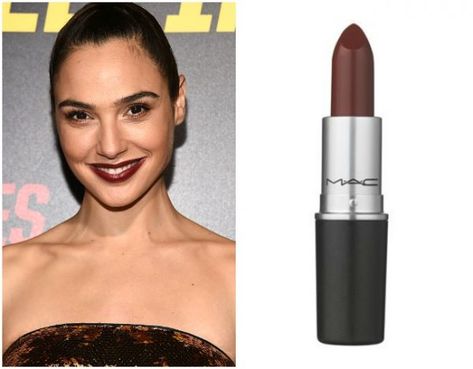 Gal Gadot red lipstick  MAC Diva ($36) or Gucci Iconic Red which is amazing. And that’s it,” she said to Vogue Diva Lipstick Mac, Diva Mac Lipstick, Mac Red Lipsticks, Mac Diva, Mac Diva Lipstick, Nars Lip, Best Mac Lipstick, Mac Lipstick Shades, Gloss Eyeshadow