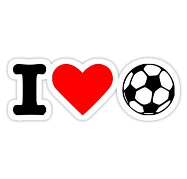 Soccer Ball Sticker, Soccer Heart, Soccer Stickers, Baby Boy Background, Soccer Backgrounds, I Love Soccer, Vision Board Themes, Ball Football, Locker Decorations